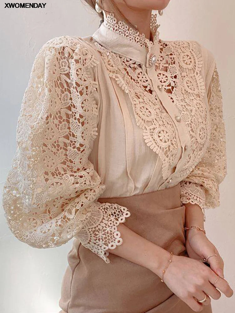Camisa Feminina de Chiffon