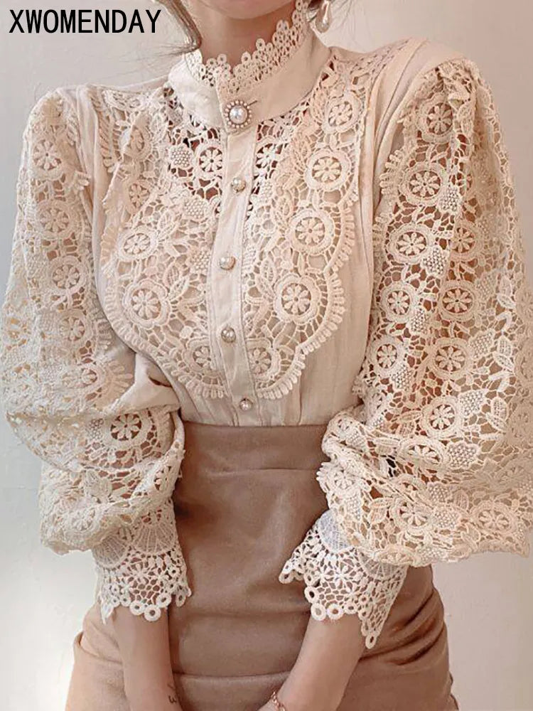 Camisa Feminina de Chiffon