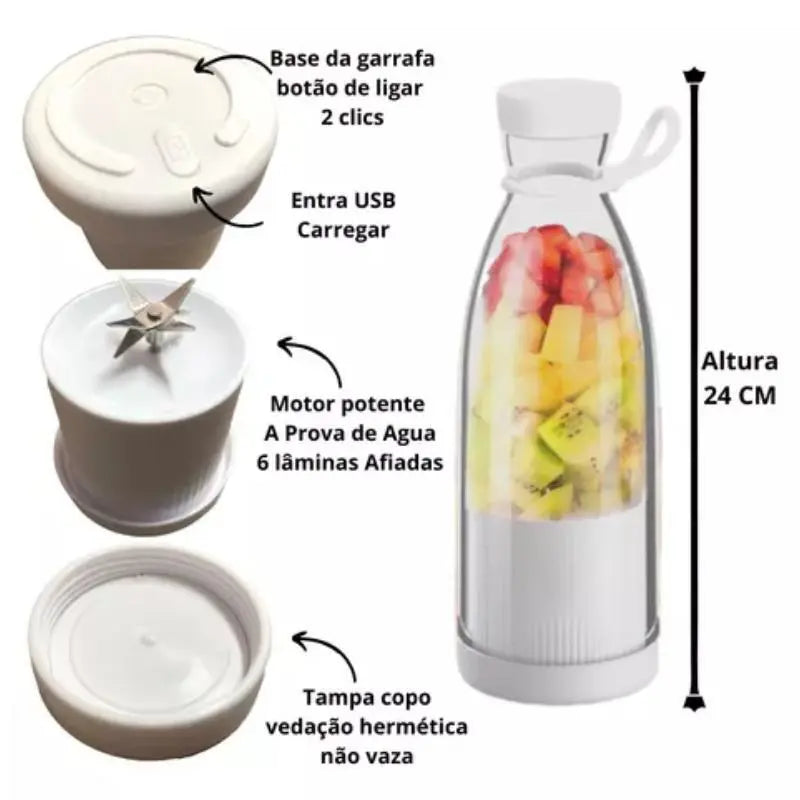 Mini Liquidificador Portátil