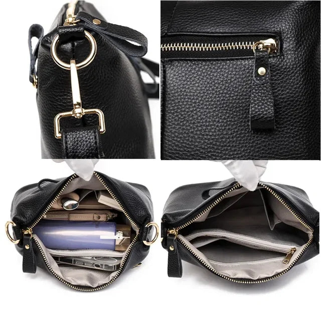 Bolsa Feminina de Ombro em Couro