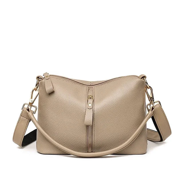 Bolsa Feminina de Ombro em Couro
