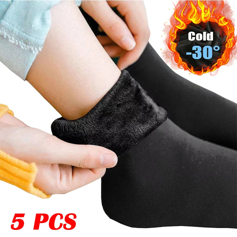 Meias de Lã Cashmere Unissex - 5 Pcs