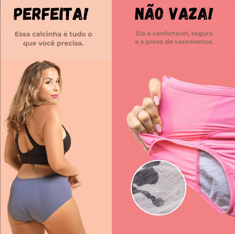 Calcinha Absorvente DryComfort-COMPRE 2 LEVE 3